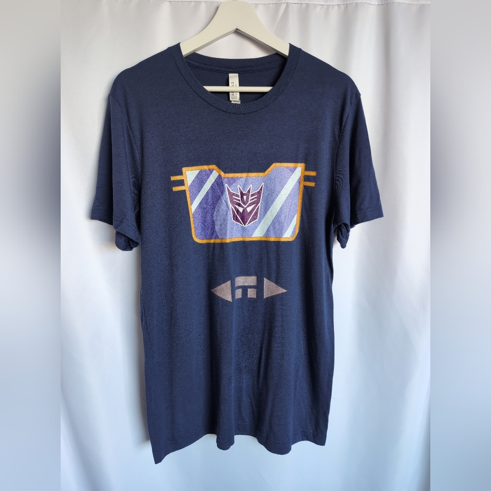 Transformers Decepticons Bella + Canvas Graphic Men's Navy Medium T-Shirt